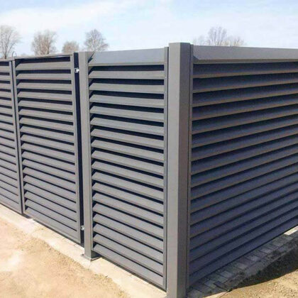 Skardinė tvora „Žaliuzi“